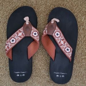 Douglas Paquette flip flops